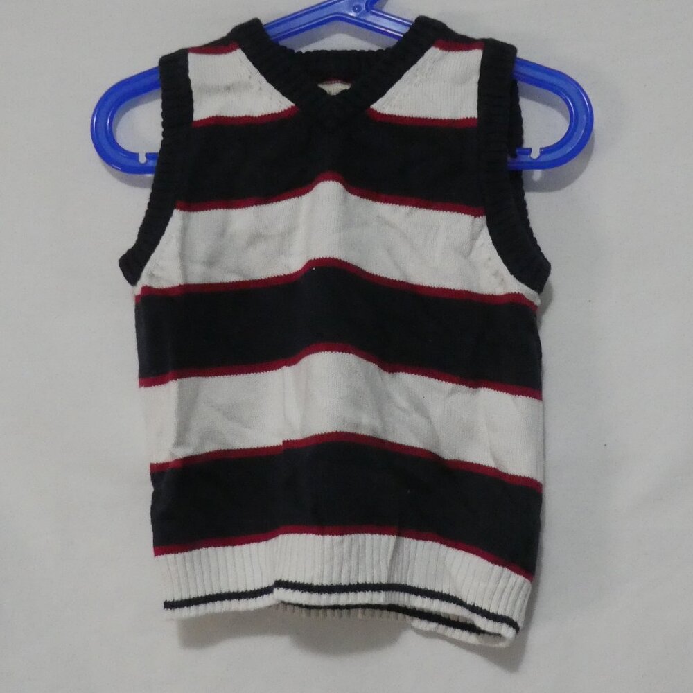 CHILDREN'S PLACE | 3T | Sleeveless Knit Striped Sweater Vest